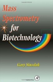 book Mass Spectrometry for Biotechnology