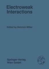 book Electroweak Interactions