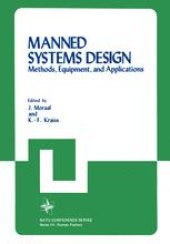 book Manned Systems Design: Methods, Equipment, and Applications