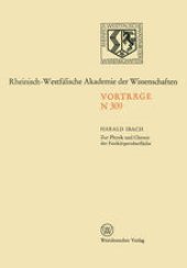 book Natur-, Ingenieur- und Wirtschaftswissenschaften: Vorträge · N 309