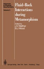 book Fluid—Rock Interactions during Metamorphism