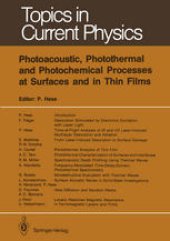 book Photoacoustic, Photothermal and Photochemical Processes at Surfaces and in Thin Films