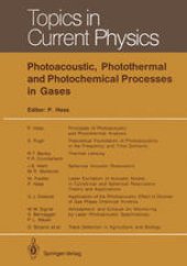 book Photoacoustic, Photothermal and Photochemical Processes in Gases