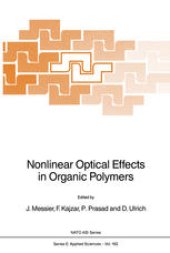 book Nonlinear Optical Effects in Organic Polymers