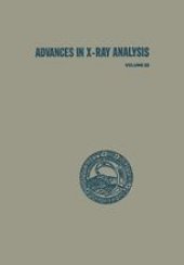 book Advances in X-Ray Analysis: Volume 23