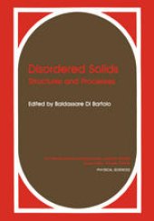 book Disordered Solids: Structures and Processes