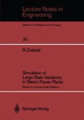 book Simulation of Large State Variations in Steam Power Plants: Dynamics of Large Scale Systems