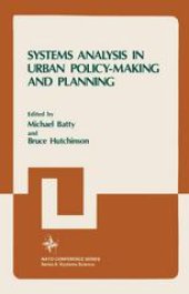 book Systems Analysis in Urban Policy-Making and Planning