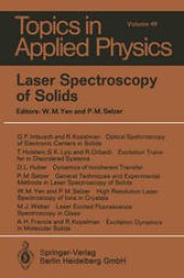 book Laser Spectroscopy of Solids