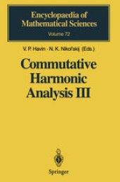 book Commutative Harmonic Analysis III: Generalized Functions. Application