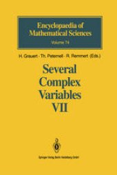book Several Complex Variables VII: Sheaf-Theoretical Methods in Complex Analysis