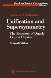 book Unification and Supersymmetry: The Frontiers of Quark-Lepton Physics