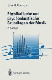 book Physikalische und psychoakustische Grundlagen der Musik