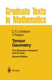 book Tensor Geometry: The Geometric Viewpoint and its Uses