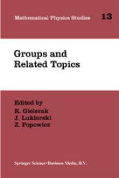 book Groups and Related Topics: Proceedings of the First Max Born Symposium