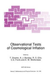 book Observational Tests of Cosmological Inflation