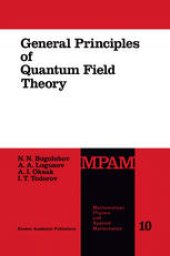 book General Principles of Quantum Field Theory