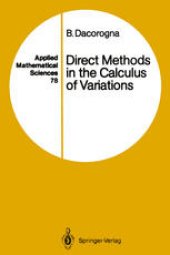 book Direct Methods in the Calculus of Variations