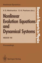 book Nonlinear Evolution Equations and Dynamical Systems: Needs ’90