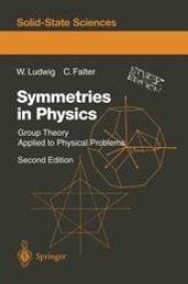 book Symmetries in Physics: Group Theory Applied to Physical Problems