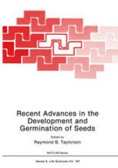 book Recent Advances in the Development and Germination of Seeds