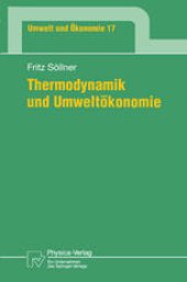 book Thermodynamik und Umweltökonomie