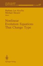 book Nonlinear Evolution Equations That Change Type