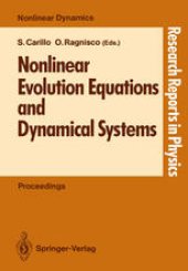 book Nonlinear Evolution Equations and Dynamical Systems