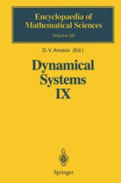 book Dynamical Systems IX: Dynamical Systems with Hyperbolic Behaviour