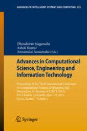 book Advances in Computational Science, Engineering and Information Technology: Proceedings of the Third International Conference on Computational Science, Engineering and Information Technology (CCSEIT-2013), KTO Karatay University, June 7-9, 2013, Konya,Turk