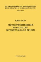 book Anfangswertprobleme bei Partiellen Differentialgleichungen