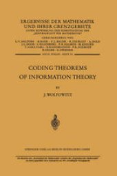 book Coding Theorems of Information Theory: Reihe: Wahrscheinlichkeitstheorie und Mathematische Statistik