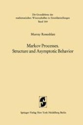 book Markov Processes. Structure and Asymptotic Behavior