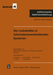 book Der Lochstreifen in informationsverarbeitenden Systemen