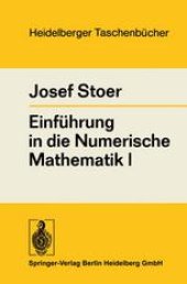 book Einführung in die Numerische Mathematik I