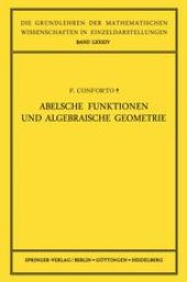 book Abelsche Funktionen und Algebraische Geometrie