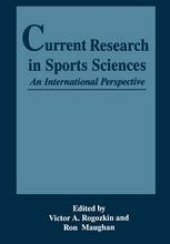 book Current Research in Sports Sciences: An International Perspective