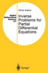 book Inverse Problems for Partial Differential Equations