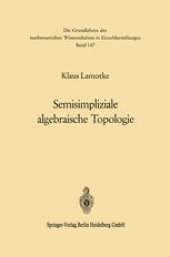 book Semisimpliziale algebraische Topologie