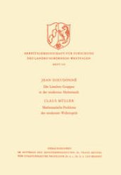 book Die Lieschen Gruppen in der modernen Mathematik. Mathematische Probleme der modernen Wellenoptik