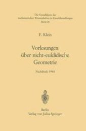 book Vorlesungen über Nicht-Euklidische Geometrie