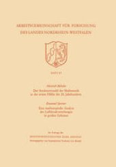 book Der Strukturwandel der Mathematik in der ersten Hälfte des 20. Jahrhunderts. Eine mathematische Analyse der Luftdruckverteilungen in großen Gebieten