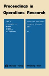 book DGU: Vorträge der Jahrestagung 1971 / Papers of the Annual Meeting 1971