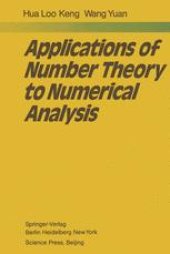 book Applications of Number Theory to Numerical Analysis