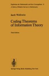 book Coding Theorems of Information Theory