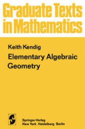 book Elementary Algebraic Geometry