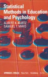 book Statistical Methods in Education and Psychology