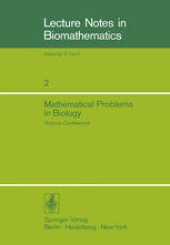 book Mathematical Problems in Biology: Victoria Conference