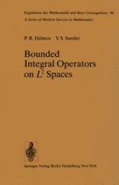 book Bounded Integral Operators on L 2 Spaces