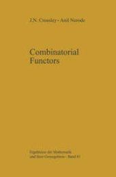 book Combinatorial Functors